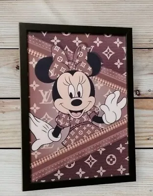 Minnie Mouse Design Picture Wall Art A4 Box Frame  • £9.99