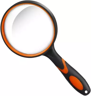 Large 10X Magnifying Glasses For Reading Handheld Magnifying Glass For Bobbies • £7.34