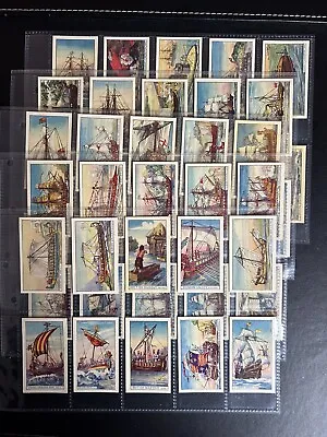 Murray-full Set- The Story Of Ships 1940 (50 Cards) - Vg • £7.50