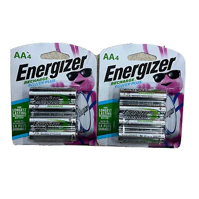 LOT OF 8  Energizer NH15BP4 AA  Rechargeable Batteries  2X4=8 • $17.99