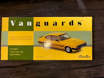 Corgi Vanguards VA10803 Ford Capri 3.0S In Signal Yellow MIB (##) • £35