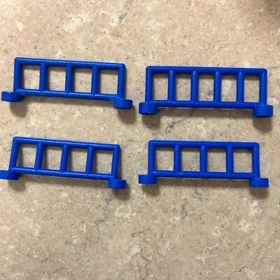 4 LEGO Duplo Fence Blue • $6.90