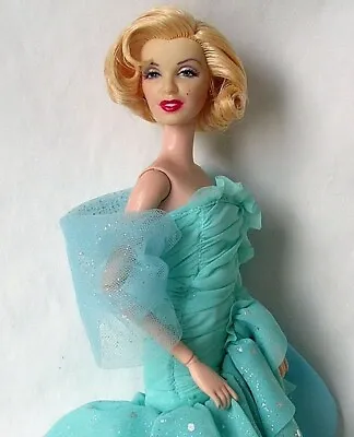 Barbie Marilyn Monroe  A Turquoise Moment  ARTICULATED MODEL MUSE Body #78667 • $316.19