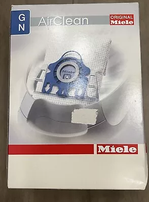 Miele GN Airclean Dust Vacuum Bags-4 Bags 1 Motor Filter 1 Air Clean Filter • $28