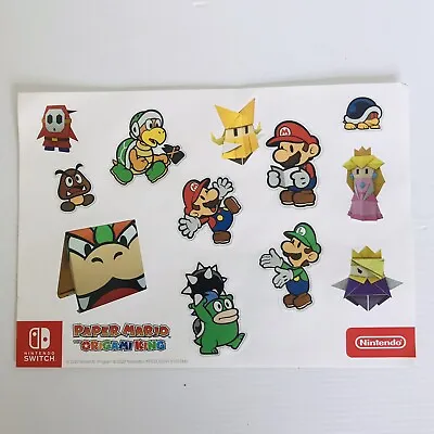$2.95 • Buy Paper Mario: Sticker Star - Nintendo 3DS Switch - Sticker Sheets Origami King