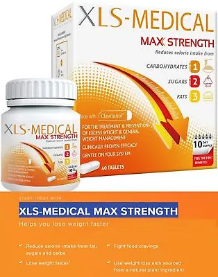 XLS Medical Max Strength: Weight Loss For Men And Women - 40 Tablets • $60