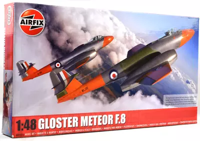 Airfix Gloster Meteor F.8 1:48 Scale Plastic Model Airplane Kit A09182A • $76.21