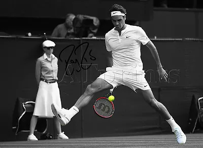 £18.99 • Buy Roger Federer Signed Print Poster Photo Autograph Tennis Wimbledon Djokovic