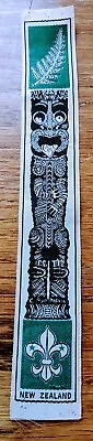 £6.99 • Buy 🇳🇿 New Zealand MAORI Vintage Woven Silk Bookmark GVC!!! C20