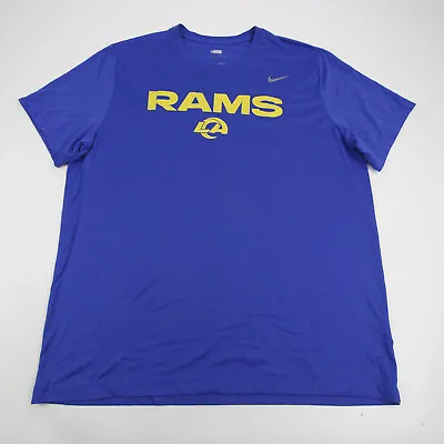 LA Rams Nike NFL On Field Dri-Fit Short Sleeve Shirt Men's Blue Used • $29.74