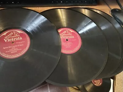  Lot Of 4 Victrola Caruso 1 Sided 12  Records 8820688555 88556 88425 Vg Cond • $15