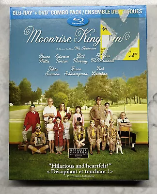 *NEW* Moonrise Kingdom (Blu-ray/DVD 2012 Canadian Slipcover) • $10.90