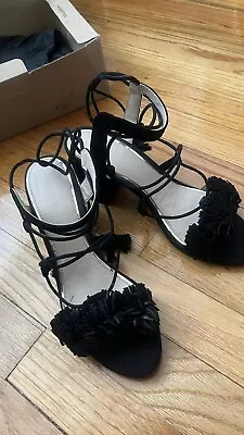 Zara Black Sandals Size 7.5 • $35