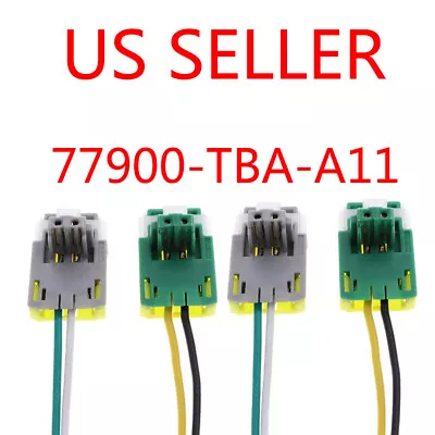 4PCs Driver Clock Spring Plug Wire Connector 77900-TBA-A11 For Honda Acura • $11.85