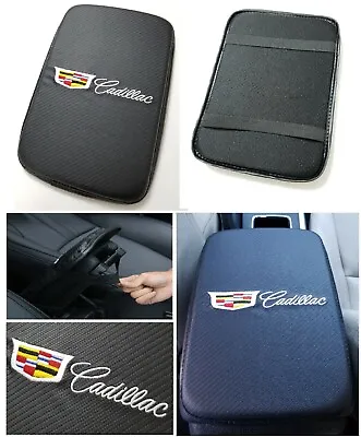 $12.88 • Buy Car Center Console Armrest Cushion Mat Pad Cover Stitching Logo For CADILLAC