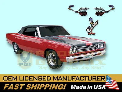 $79 • Buy 1969 Plymouth Road Runner COMPLETE Reflective Decals Graphics Stickers 8-Pc Kit