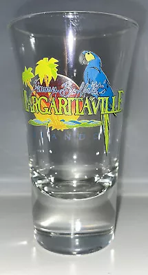 JIMMY BUFFET’S Margaritaville Shot Glass Orlando Fla 3.5” Parrot Souvenir • $13.45