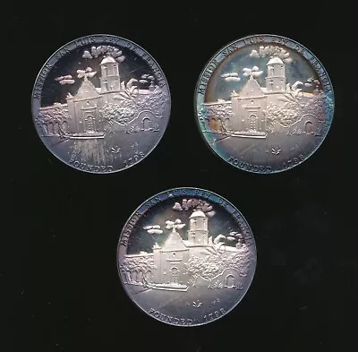 3 California Mission Medals SAN LUIS REY DE FRANCIA .999 Silver               M3 • $219