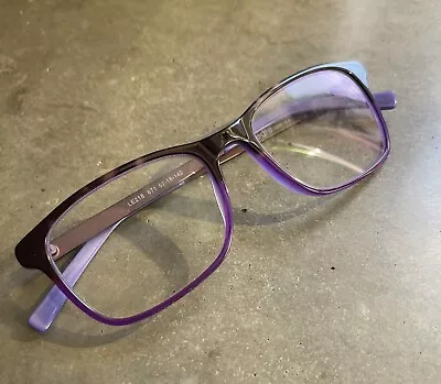 LEGRE LE218 671 Tortoise Purple Fade Eyeglass Frame 52-18-140 Used EUC • $48