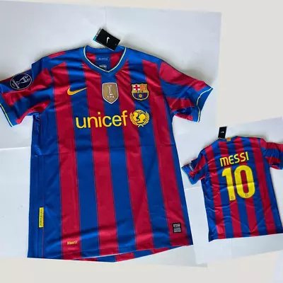 Jersey Soccer Barcelona Messi Camiseta Futbol Playera Size S M L • $49.95