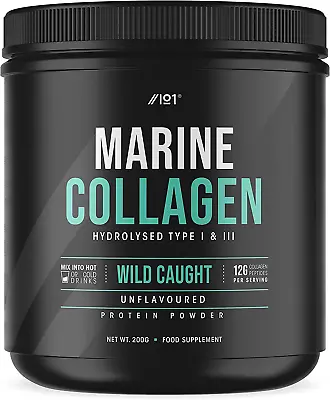 Marine Collagen Powder Supplement 200G Wild Caught Canadian Marine Collagen • £23.44