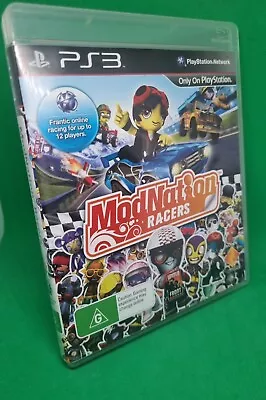 MINT DISC Mod Nation Racers PS3 PlayStation 3 Complete With Manual  • $9.29