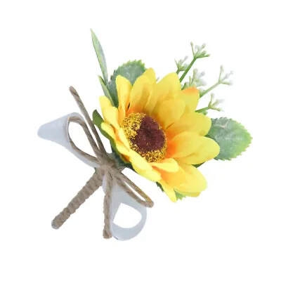1pc Wedding Dress Brooch Flower Brooch Sunflower Alloy Brooch Wedding Dress • £5.93