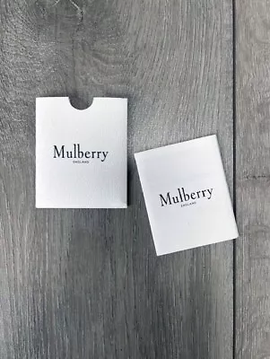 Mulberry Sterling Silver Jewellery Care Guide Booklet & Pouch • £7.99