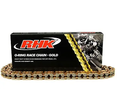 RHK Mx 520 120L Gold Motocross Dirtbike Enduro Offroad O-Ring Heavy Duty Chain • $99.95