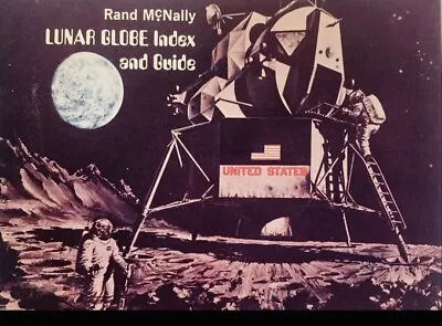 Vintage Rand McNally Lunar Globe Index And Guide 1969 RARE • $17.77