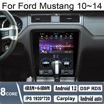 12.1  Android Navigation Car Gps Stereo Radio Carplay For Ford Mustang 2010~2014 • $703