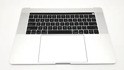 OEM Apple Macbook Pro 15 A1707 Palmrest Keyboard Trackpad Topcase Silver Grade B • $44.99