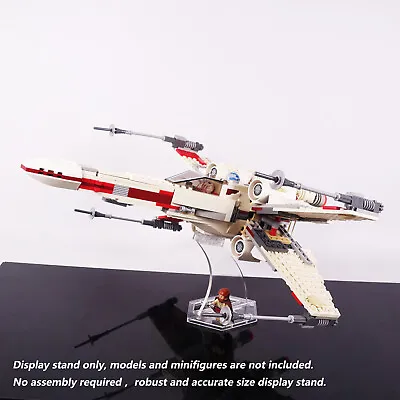 Display Stand For LEGO 9493 75301 X-wing Starfighter Acrylic 3D Stand Only. • $18.72