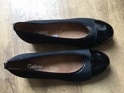 Gabor  Comfort Black Shoes 6 G (small Delamination See Last To Pictures) • £8.99