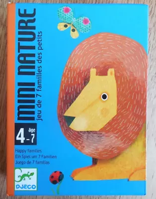 NEW DJECO Mini Nature  Happy Families  Educational Children's Game • $7.99