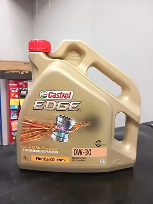 £38 • Buy Castrol Edge 4L Car Engine Oil 4 Litre 0W30 C3 Fully Synthetic
