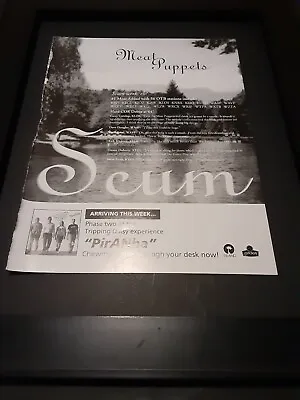 Meat Puppets Tripping Daisy Rare Original Radio Promo Poster Ad Framed! • $53.94