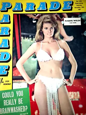 1967 Vintage Parade Men's Magazine  RAQUEL WELCH COVER Adult Content • $39.50