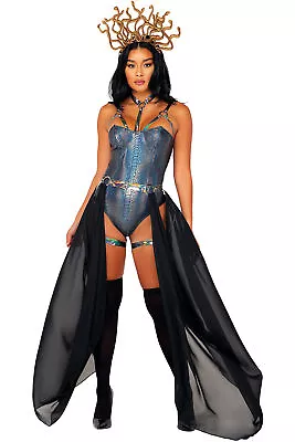 Roma Sensual Serpent Medusa Queen Adult Women Costume Devil Halloween 5085 • $121.08
