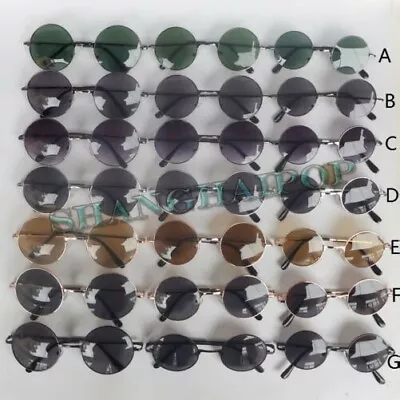 $10.09 • Buy Round Sunglasses Shades Hippy Vintage John Lennon 70s Beatles Retro Sunnies New