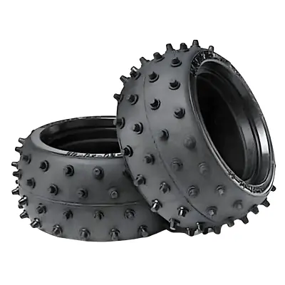Tamiya Rear Wide Stud Spike Tyres Madcap Manta Ray (1 Pair) 53059 • $30