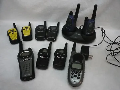 Lot Of 10 Walkie Talkies Motorola W/charger Midland Ultra Talk Uniden Cobra • $19.50