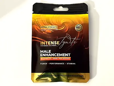 Intense'Ignite Fast Acting Male Performance Herbal Supplement -12 Pills • $22.75