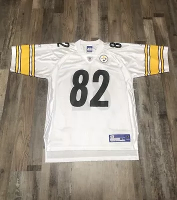 Vintage Reebok NFL Equipment White Pittsburgh Steelers Antwaan Randle El Jersey • $32.99