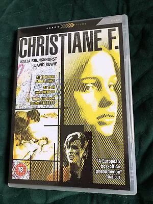 ‘ Christiane F ‘ Dvd Arrow Films - Uli Edel - David Bowie - Rare Oop - Excellent • £9.95