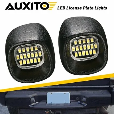 Black Oe-Style License Plate Light Rear Bumper Tag Lamp For Chevy S10 Gmc Sonoma • $14.23