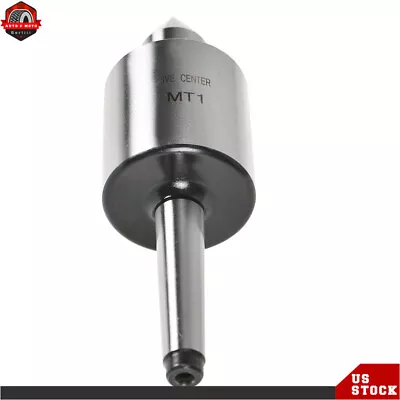 MT1 Live Center #1 Morse Taper 1MT Triple Bearing CNC Lathe Medium Duty New • $18.85