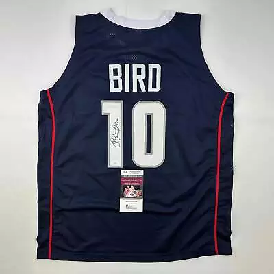 Autographed/Signed Sue Bird UConn Connecticut Blue College Jersey JSA COA • $299.99