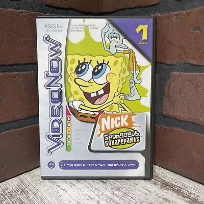 VideoNow Color Spongebob Squarepants Disc. Nickelodeon Can You Spare A Dime • $11.25