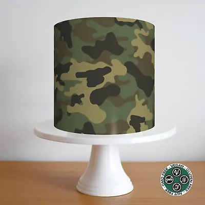 Camouflage Army Cake Topper Border Strip Pattern Wrap Party Deco Edible Birthday • £6.49